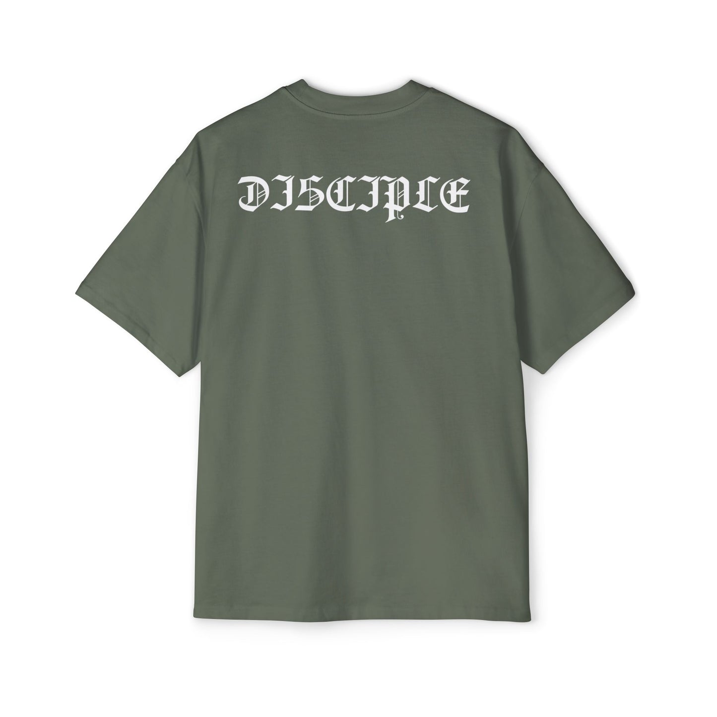A Spiritual Warfare Men's Heavy Oversized Tee