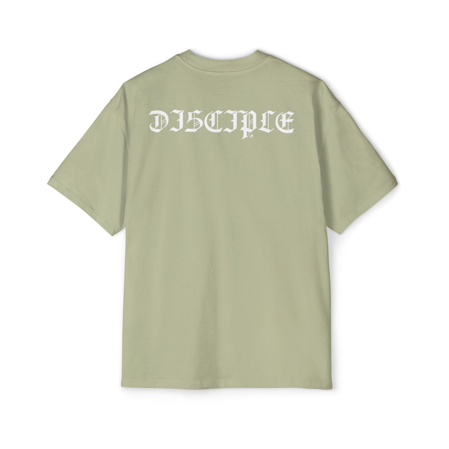 A Spiritual Warfare Men's Heavy Oversized Tee