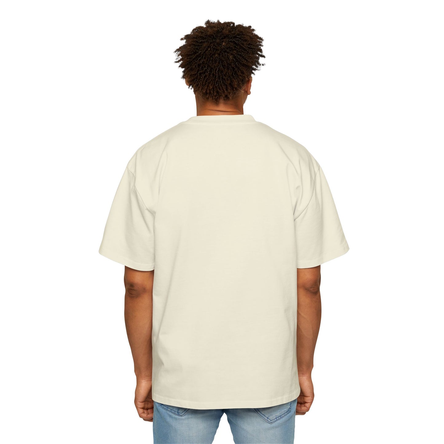 No More Church Masks Men's Heavy Oversized Tee