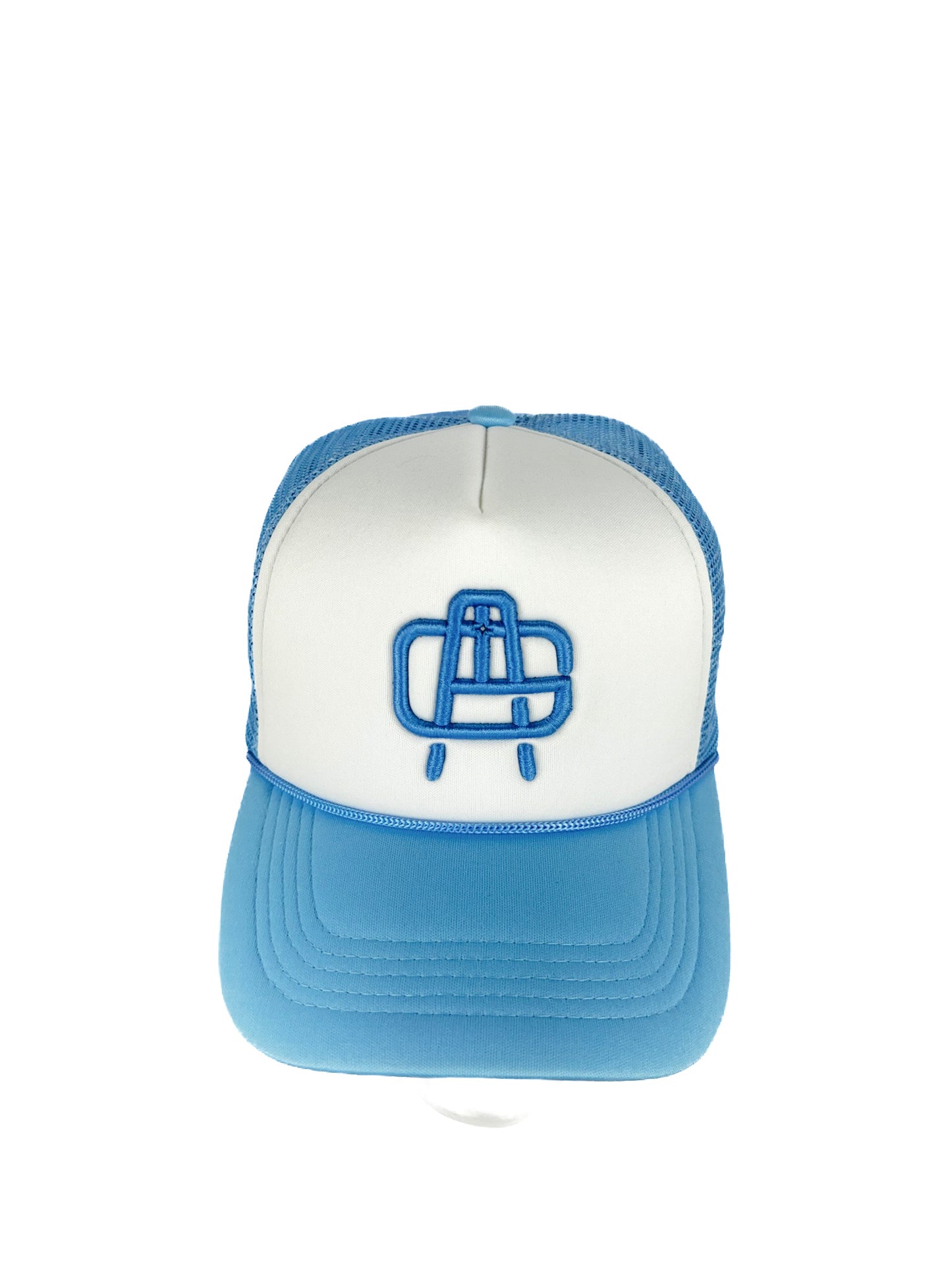 Light Blue Authentic Glow Trucker Hat