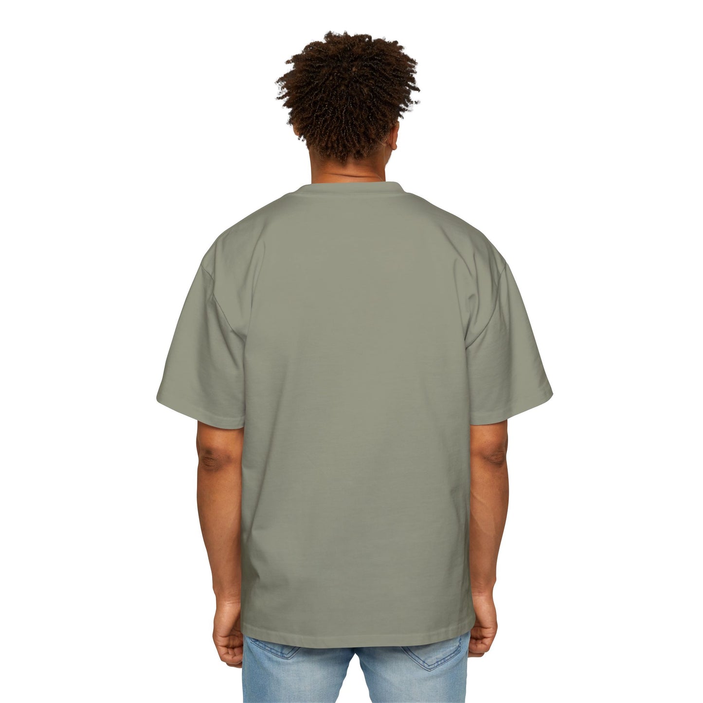 No More Church Masks Men's Heavy Oversized Tee