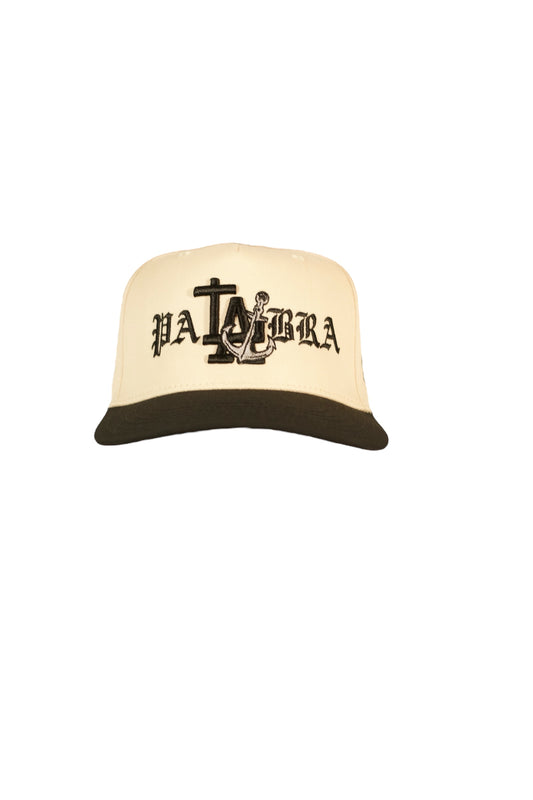 AG PaLAbra Hat, beige and black ball cap