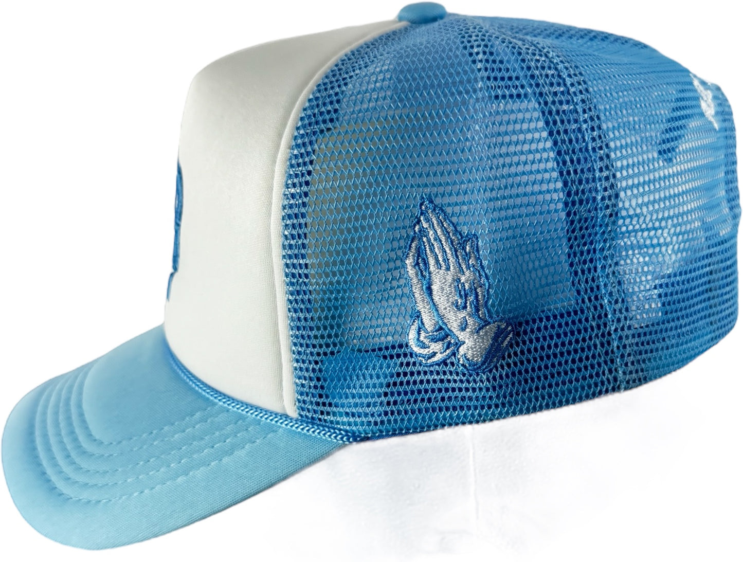 Light Blue Authentic Glow Trucker Hat