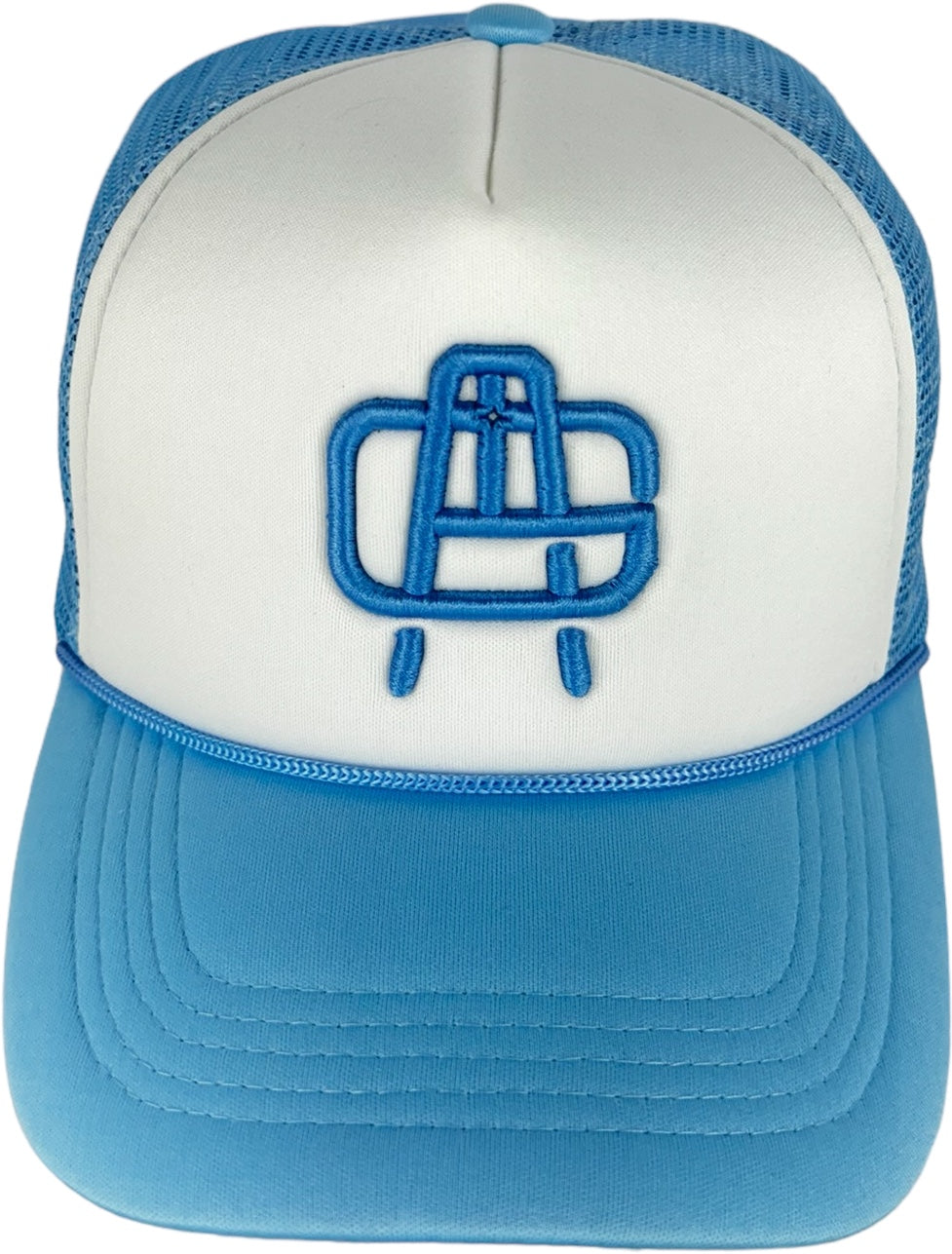 Light Blue Authentic Glow Trucker Hat